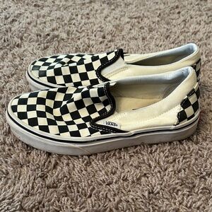Vans checkered shoes men and women